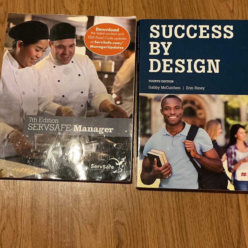 ServSafe Manager & Success by Design Textbook Bundle - Blue & White Covers